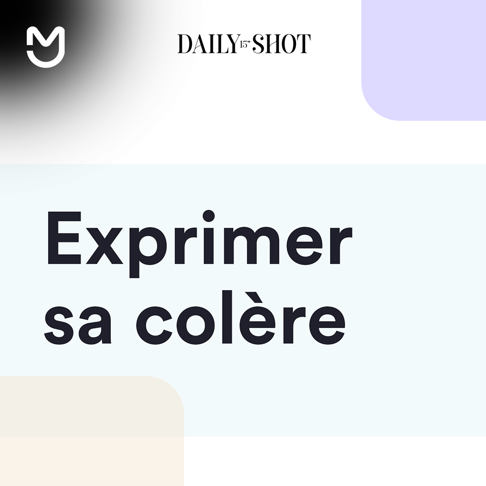 Exprimer sa colère